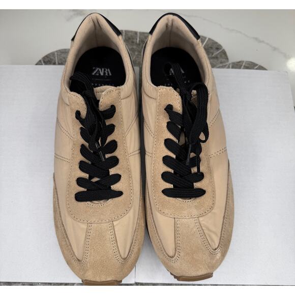 Zara Animal Print heel tab sneakers - Picture 8 of 10